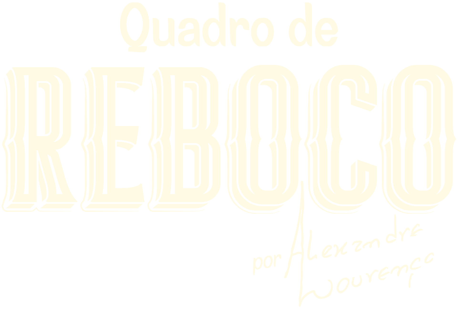 Quadro de Reboco Logo